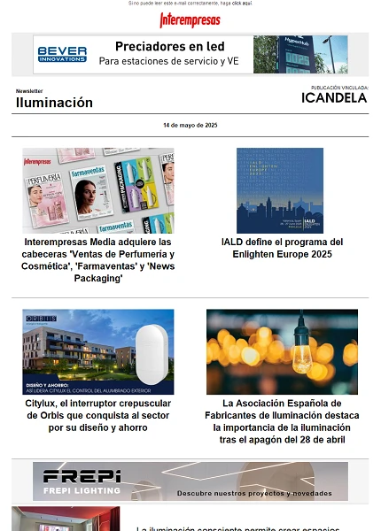 Newsletter Iluminación