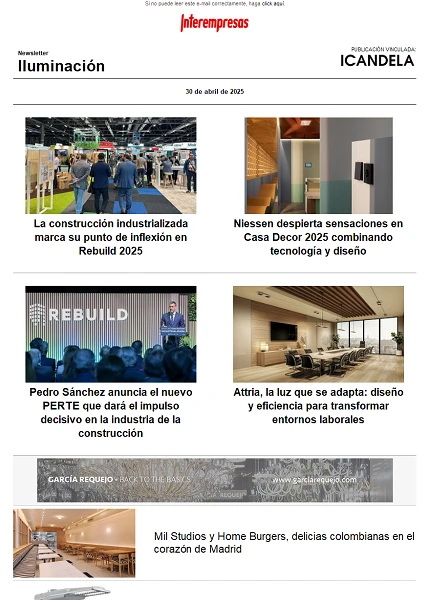 Newsletter Iluminación