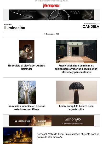 Newsletter Iluminación