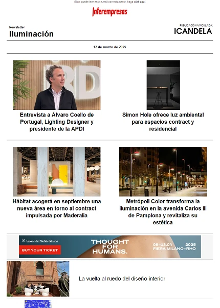 Newsletter Iluminación