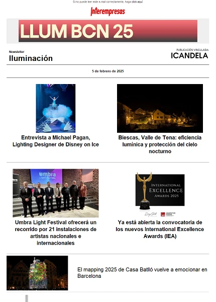 Newsletter Iluminación