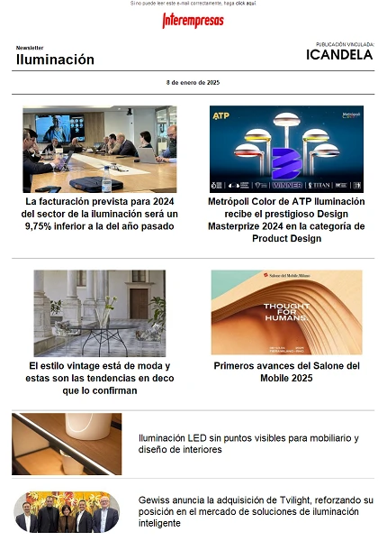 Newsletter Iluminación