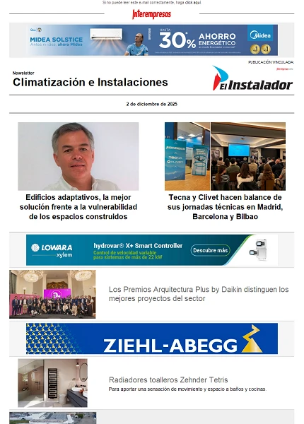 Newsletter Climatización e Instalaciones