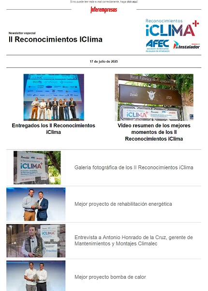 Newsletter Climatización e Instalaciones