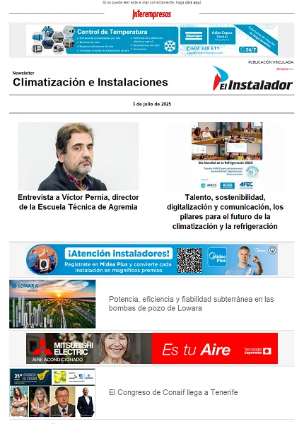 Newsletter Climatización e Instalaciones
