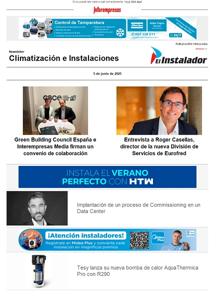 Newsletter Climatización e Instalaciones