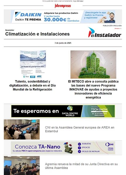 Newsletter Climatización e Instalaciones