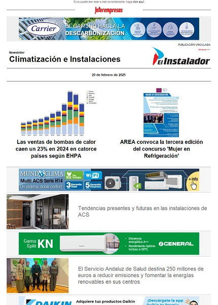 Newsletter Climatización e Instalaciones