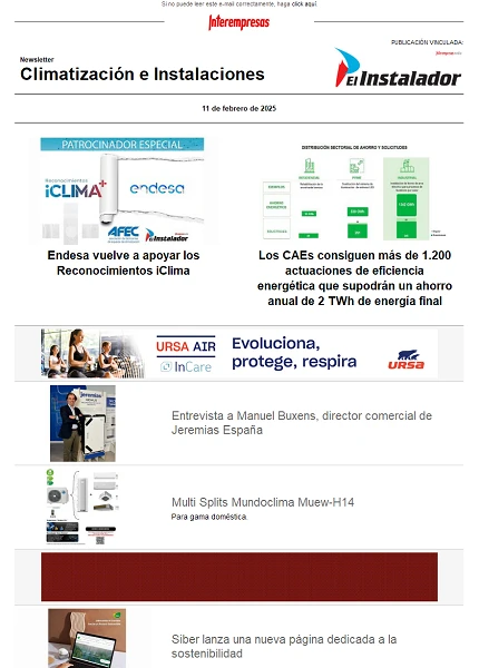 Newsletter Climatización e Instalaciones