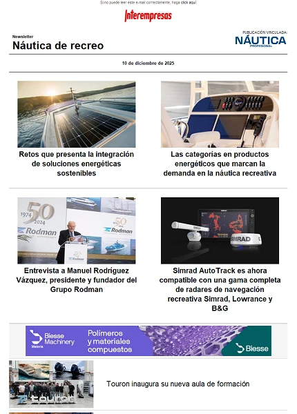 Newsletter Náutica Newsletter Náutica