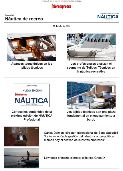 Newsletter Náutica