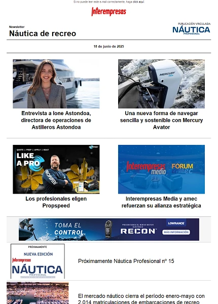 Newsletter Náutica