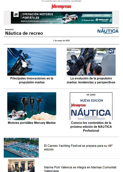 Newsletter Náutica