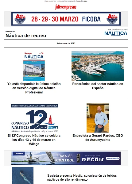 Newsletter Náutica