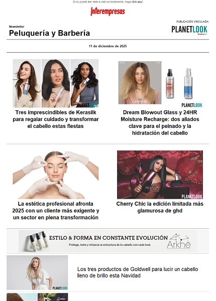 Newsletter Peluquería Newsletter Peluquería