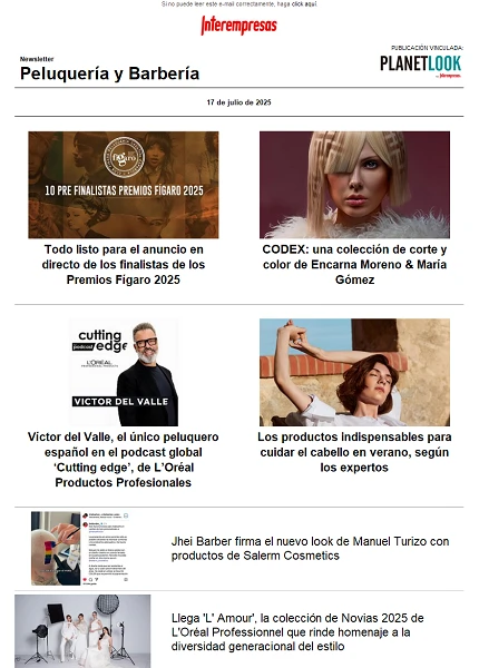 Newsletter Peluquería