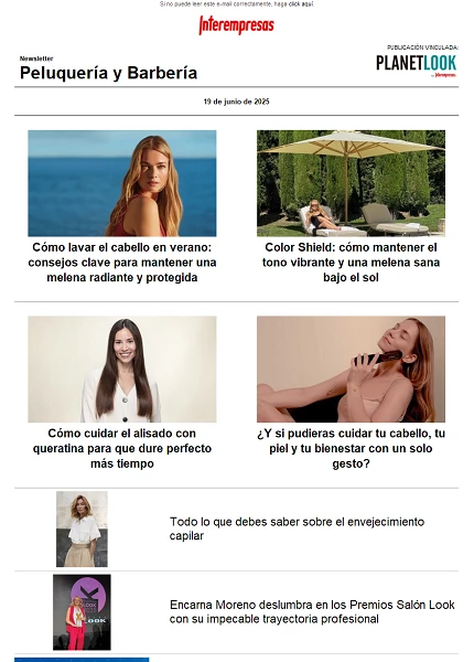 Newsletter Peluquería