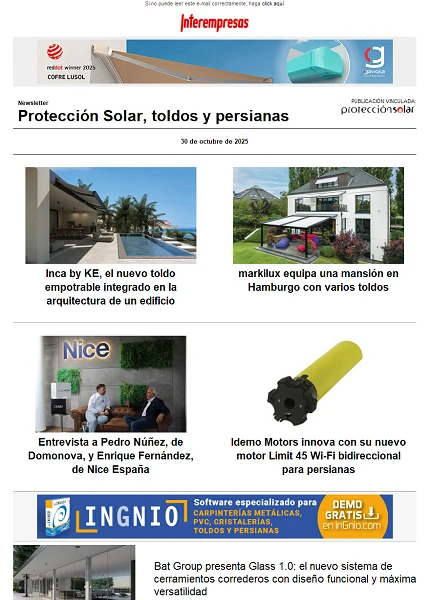 Proteccin Solar, toldos y persianas