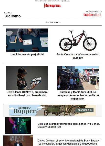 Newsletter TradeBike