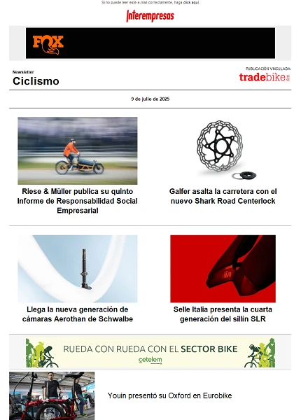 Newsletter TradeBike