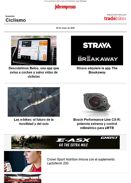 Newsletter TradeBike