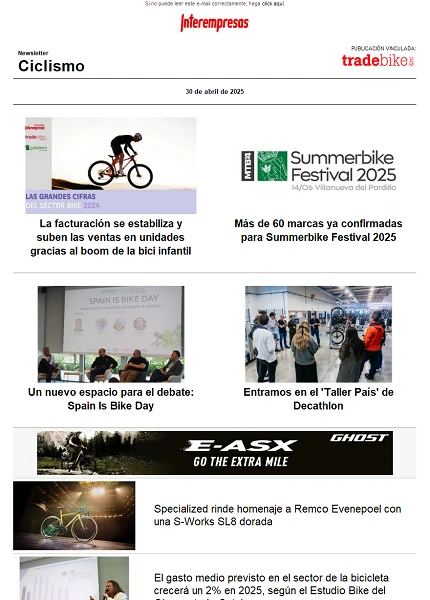 Newsletter TradeBike
