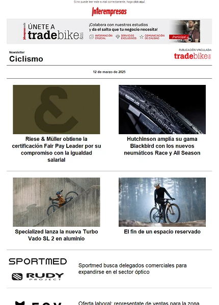 Newsletter TradeBike