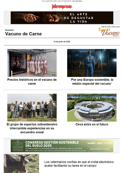 Newsletter Vacuno de Carne