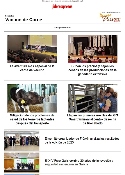 Newsletter Vacuno de Carne