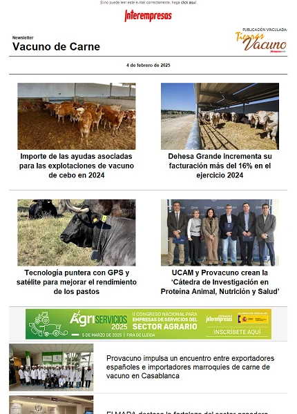 Newsletter Vacuno de Carne