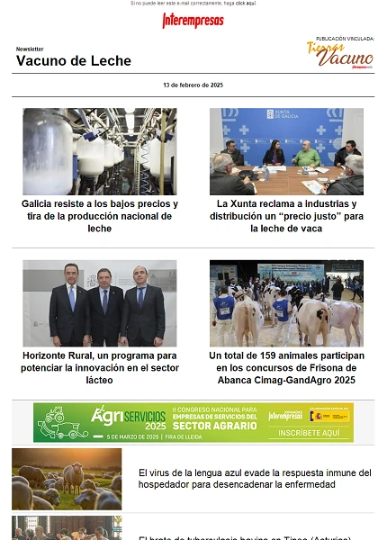 Newsletter Vacuno de Leche