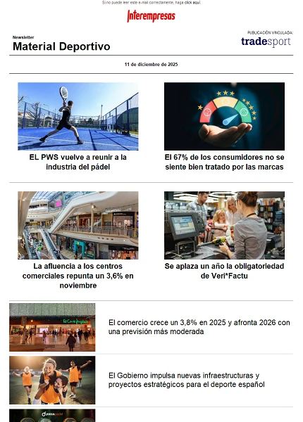 Newsletter TradeSport Newsletter TradeSport