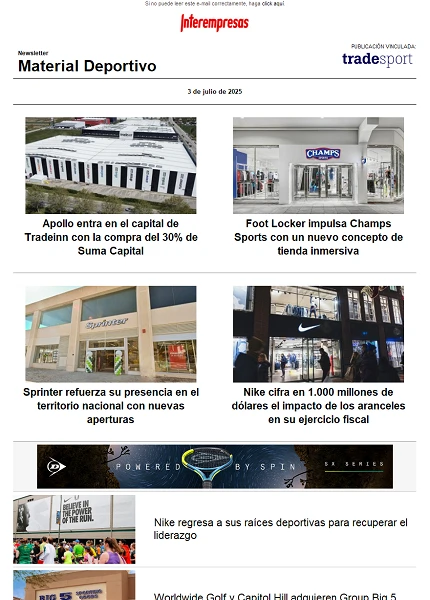 Newsletter TradeSport