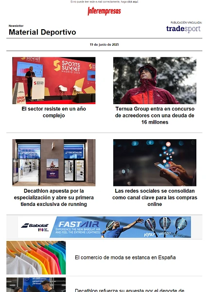 Newsletter TradeSport