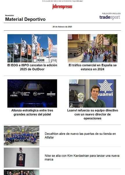 Newsletter TradeSport