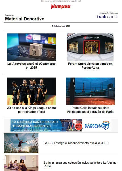 Newsletter TradeSport