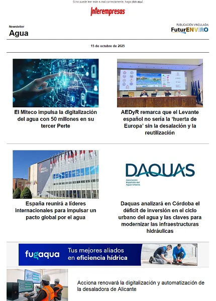 Newsletter Industria del Agua Newsletter Industria del Agua