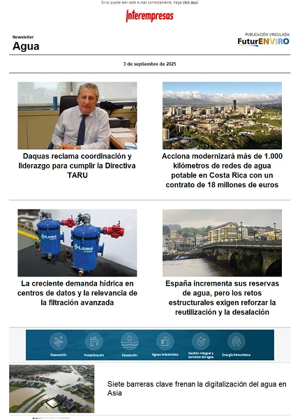 Newsletter Industria del Agua