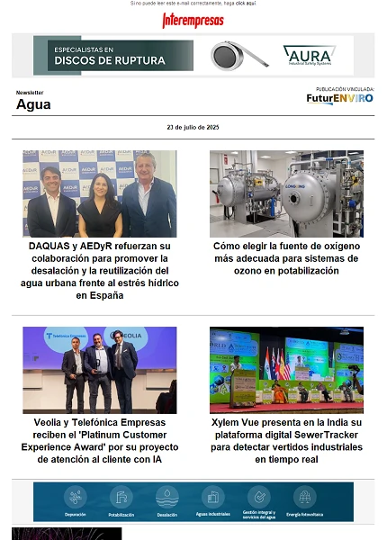 Newsletter Industria del Agua