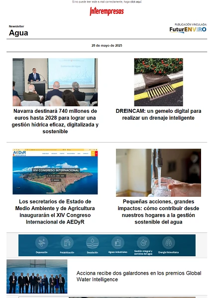 Newsletter Industria del Agua