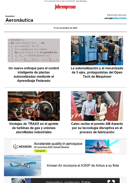 Newsletter Aeronáutica