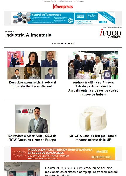 Newsletter Industria alimentaria