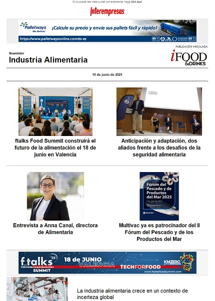 Newsletter Industria alimentaria