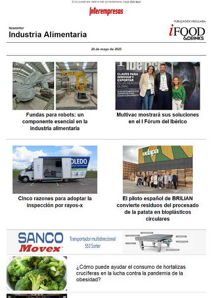 Newsletter Industria alimentaria