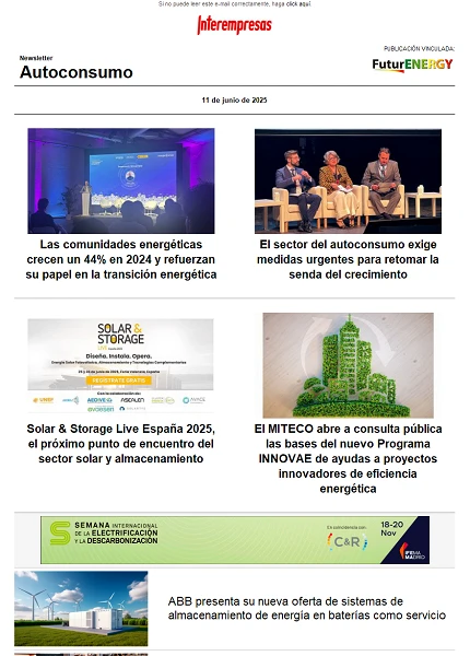 Newsletter Autoconsumo
