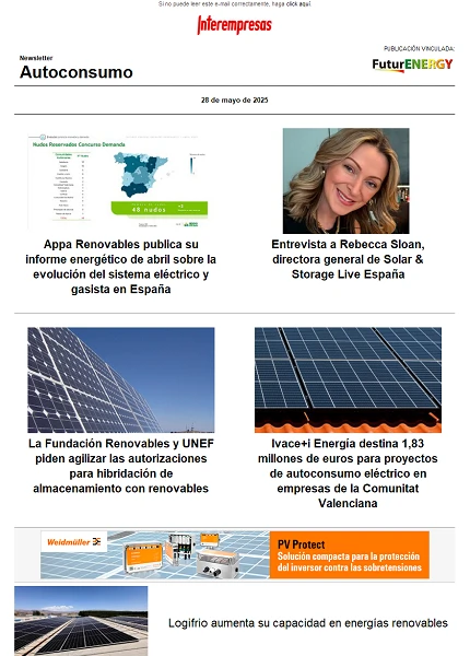 Newsletter Autoconsumo