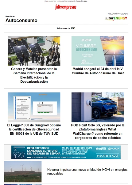 Newsletter Autoconsumo