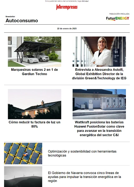 Newsletter Autoconsumo