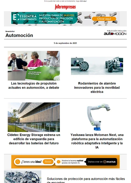 Newsletter Automoción