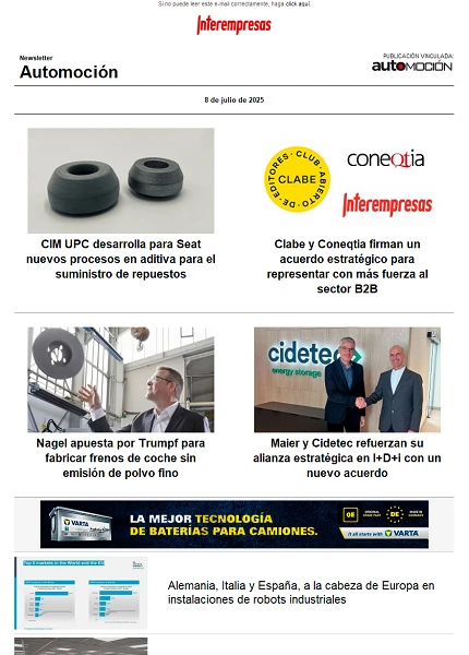 Newsletter Automoción